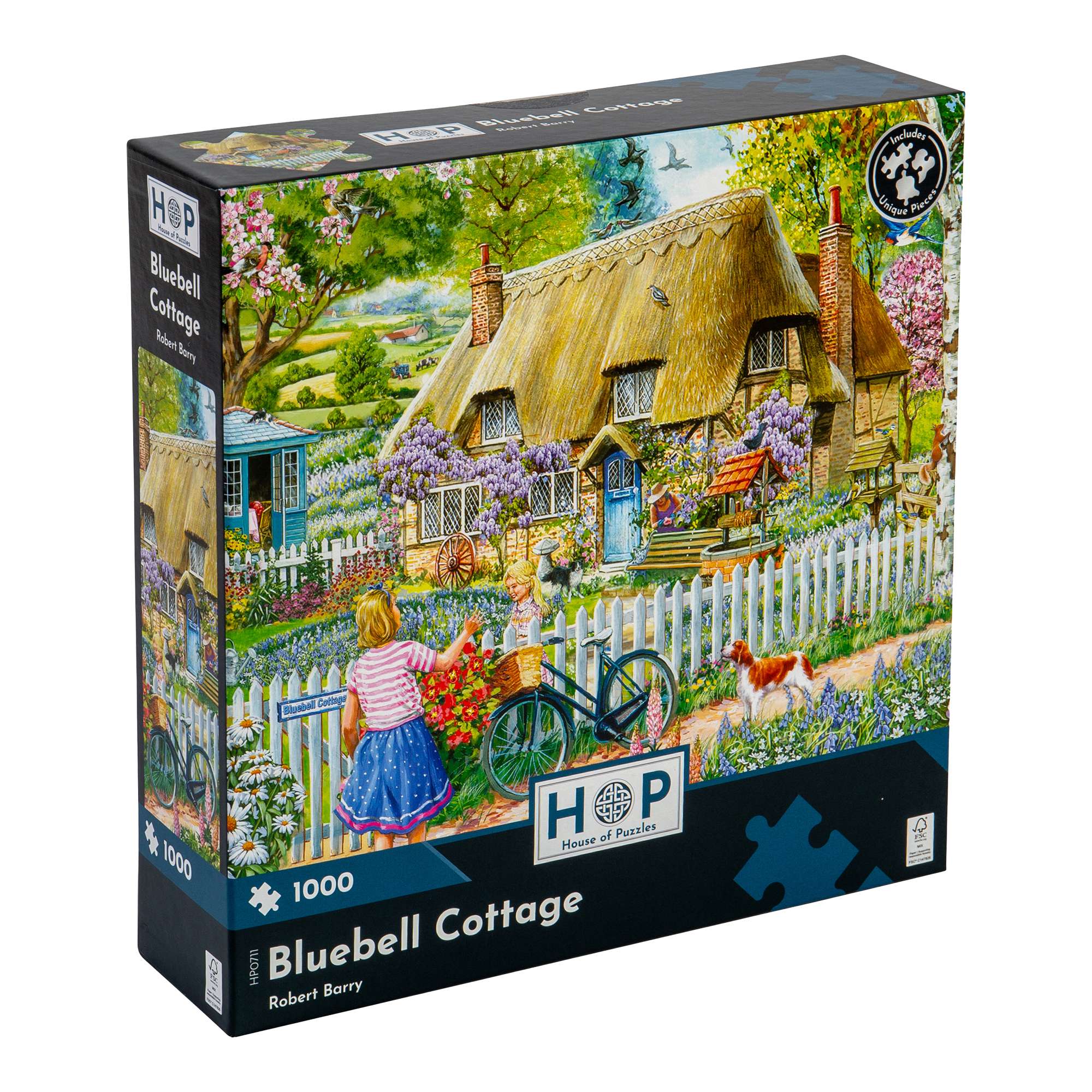 house-of-puzzles-1000-puzzle-1000-pi-ces-bluebell-cottage-campagne image 1