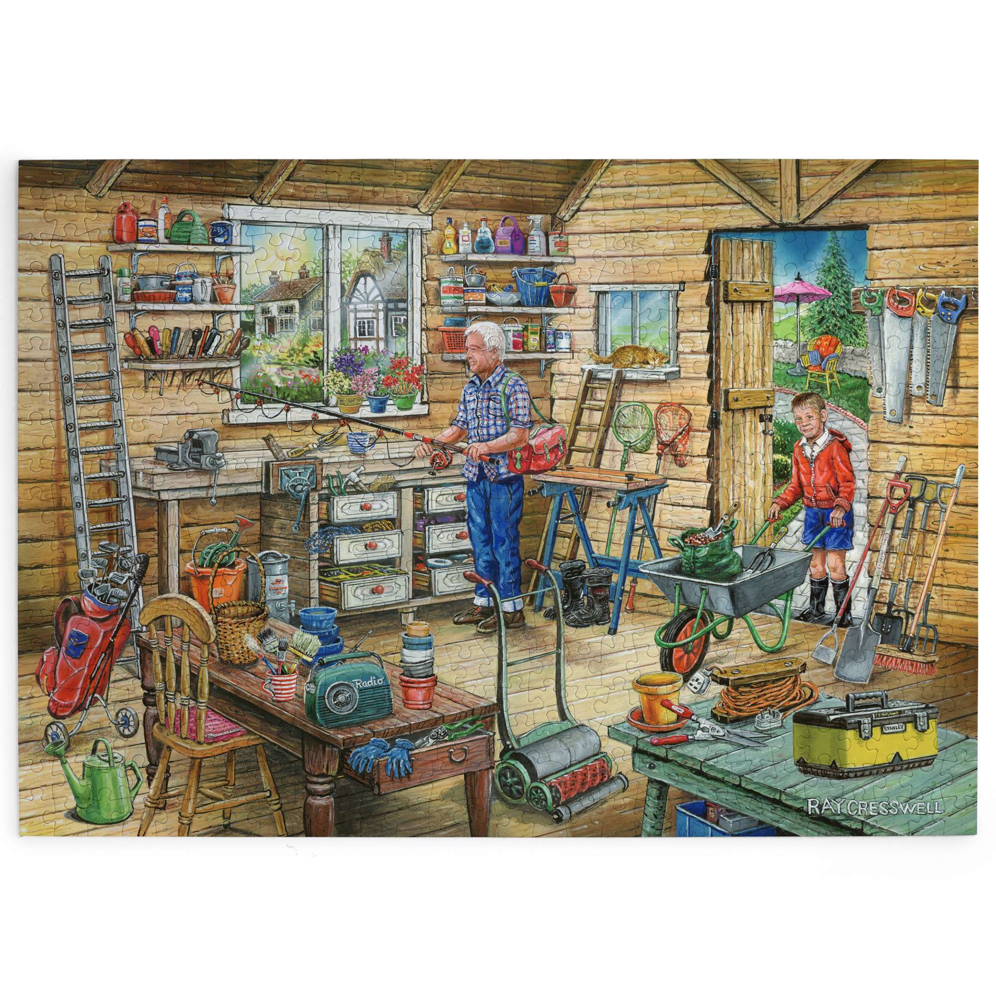 house-of-puzzles-puzzle-500-pi-ces-fred-s-shed-jardin image 2