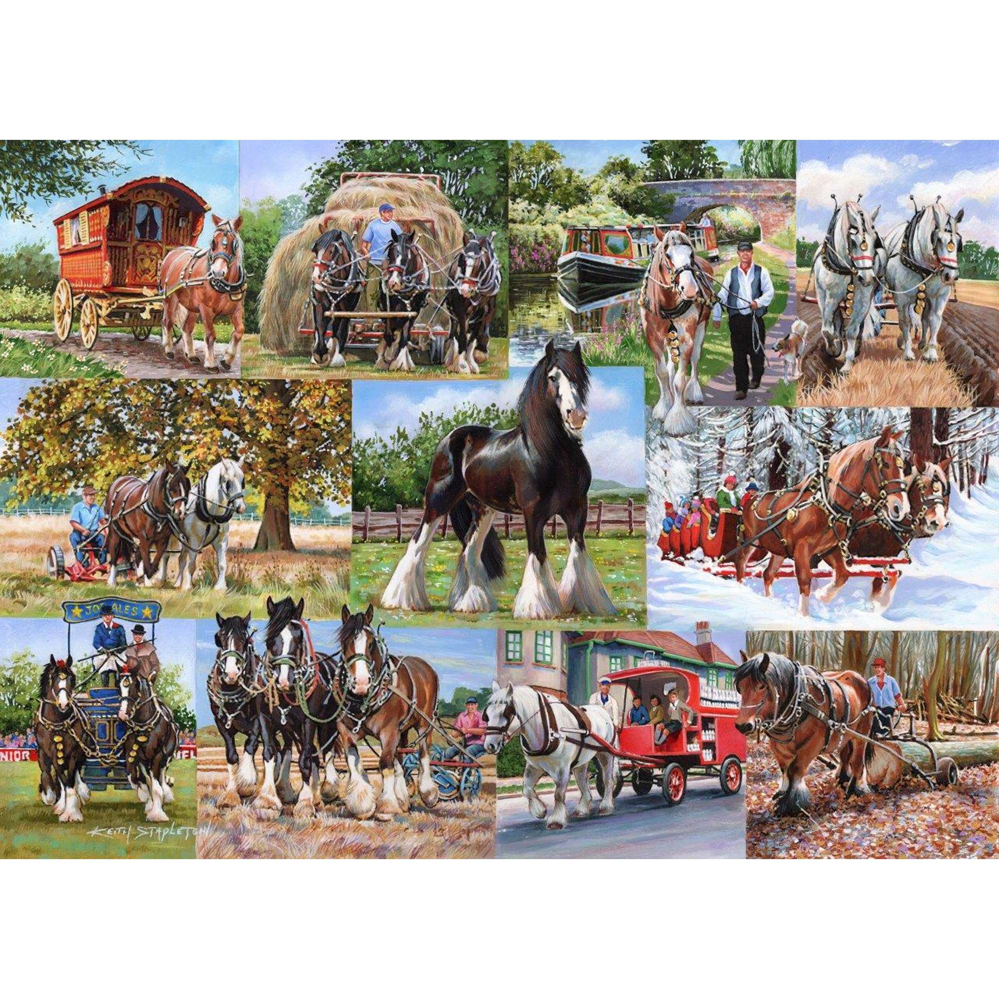 house-of-puzzles-the-heavy-mob-puzzle-1000-pi-ces-keith-stapleton image 2