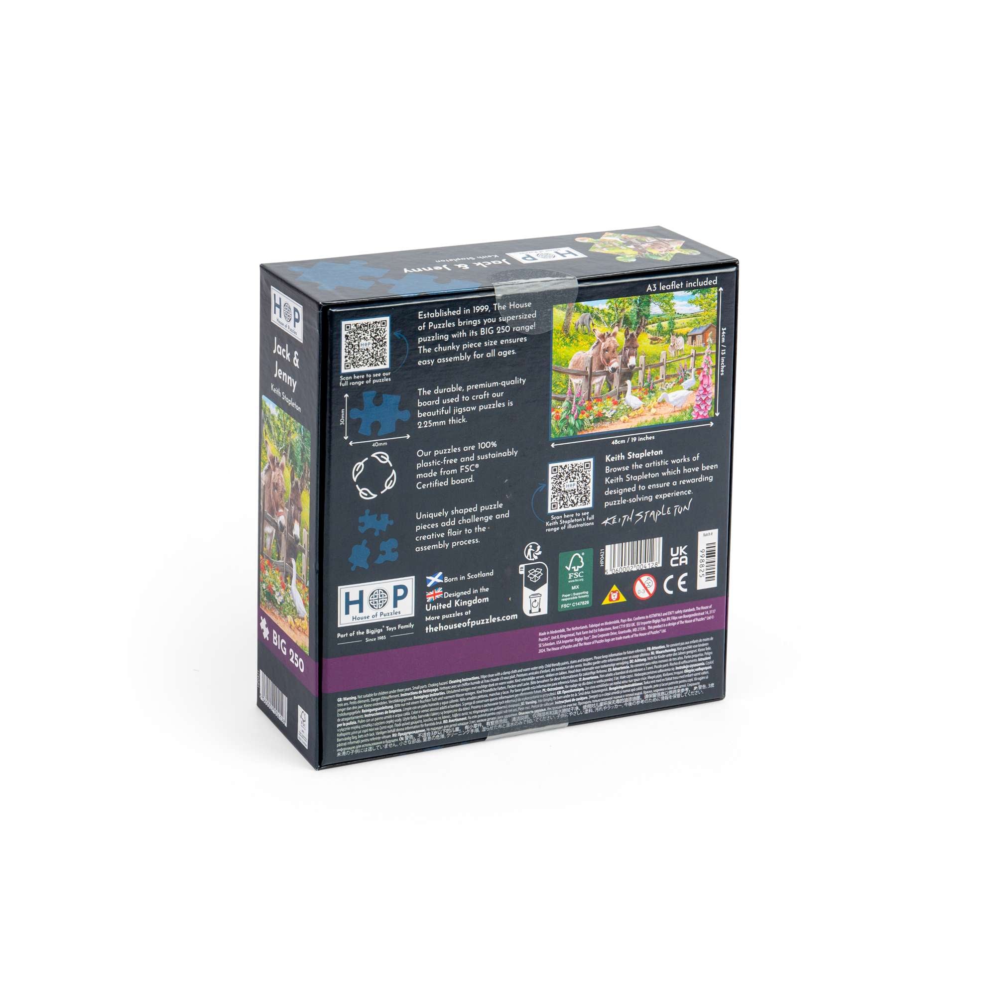 house-of-puzzles-jack-jenny-puzzle-250-pi-ces-ferme-34x48-cm image 3