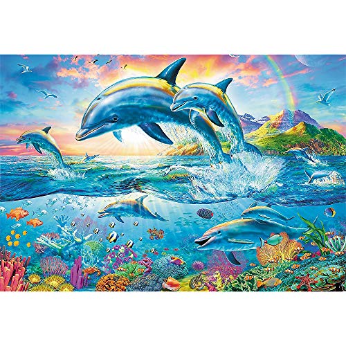 trefl-premium-plus-puzzle-1500-pieces-famille-dauphins image 7