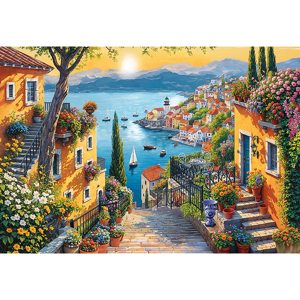 trefl-red-paysage-maritime-puzzle-1500-pi-ces-chevaux image 2