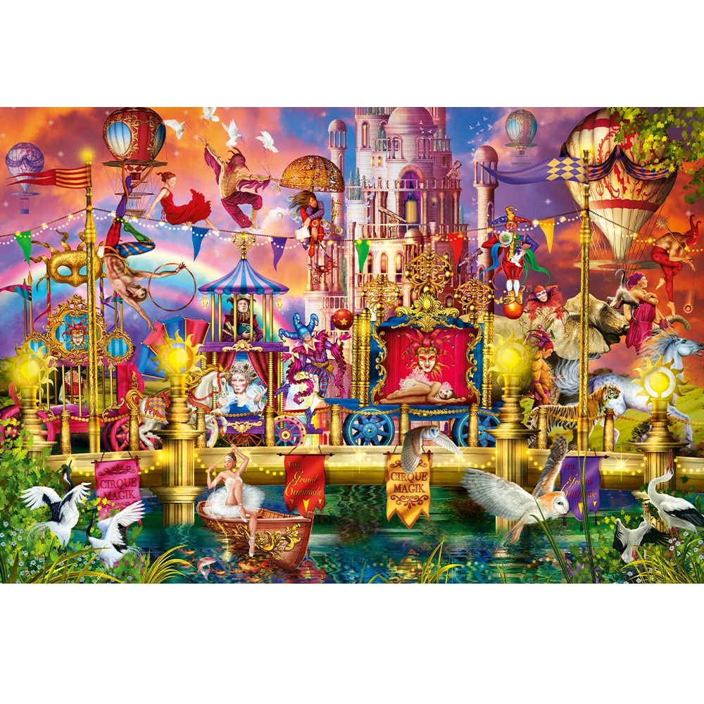 trefl-wood-craft-monde-magique-puzzle-bois-500-1-pi-ces-france image 2