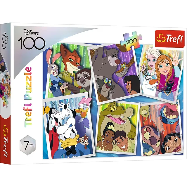 trefl-red-disney-heroes-puzzle-200-pi-ces-7-ans-collage image 1