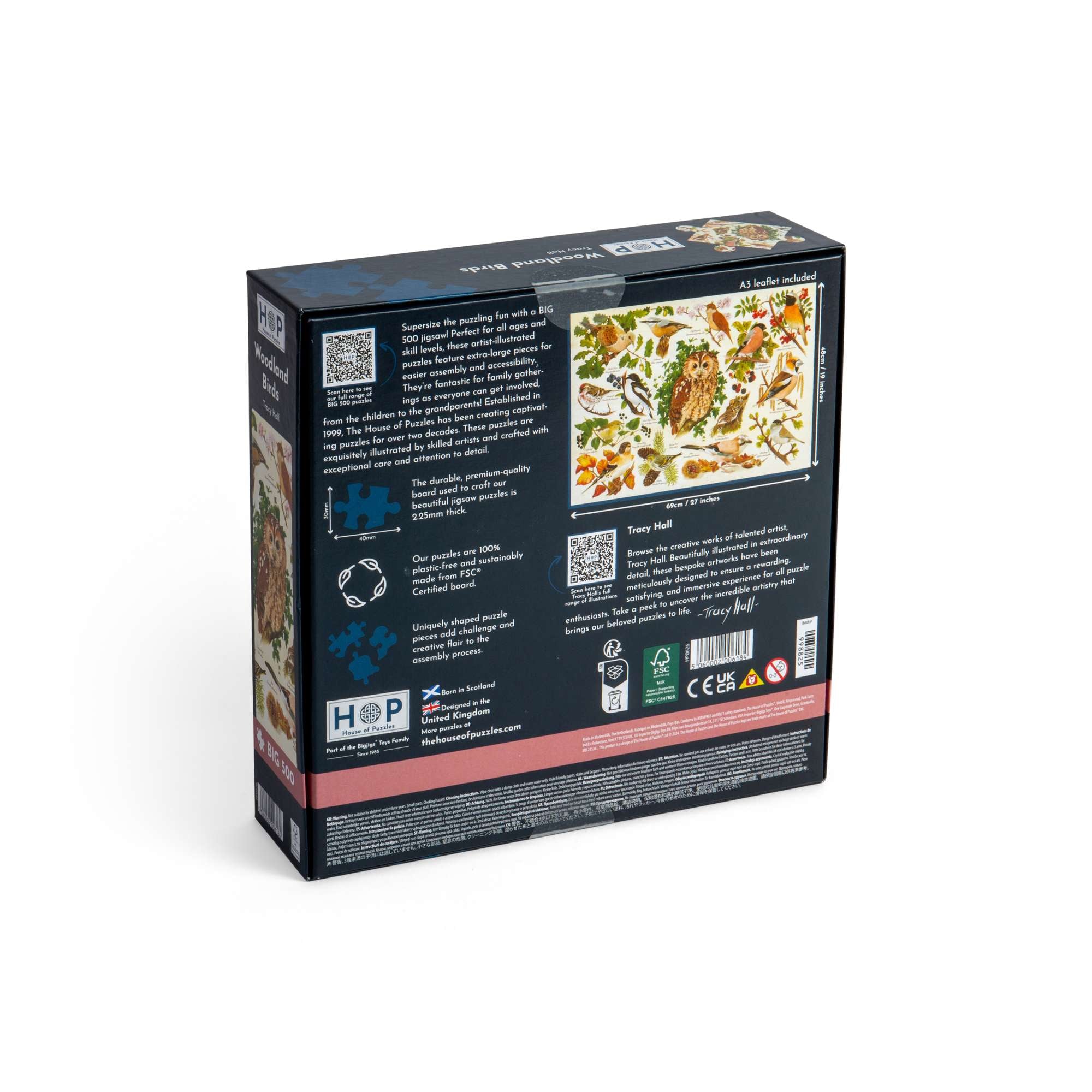 house-of-puzzles-woodland-birds-puzzle-big-500-oiseaux image 3