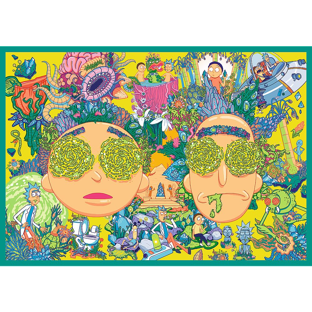 trefl-red-rick-and-morty-puzzle-4x250-pi-ces-ado image 6