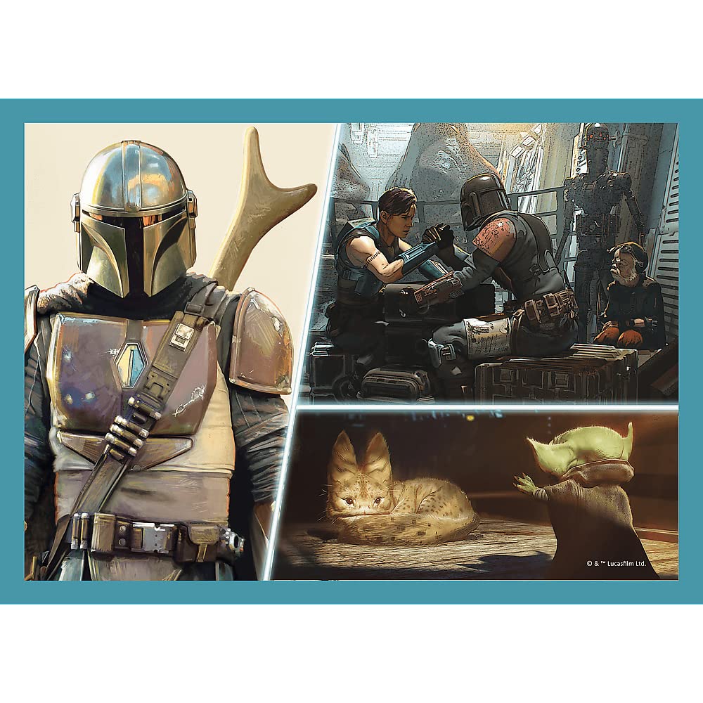 trefl-red-mandalorian-puzzle-enfant-4-en-1-star-wars-3-ans image 5