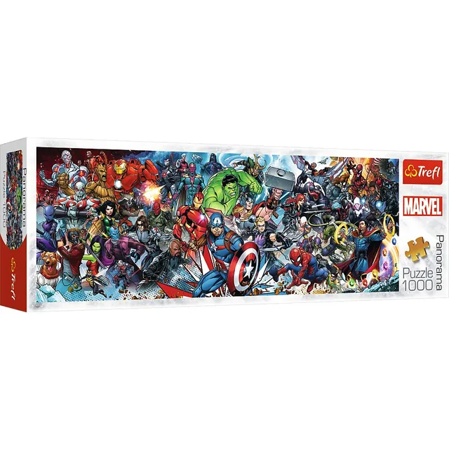 trefl-red-marvel-puzzle-panoramique-1000-pi-ces-97-cm image 1