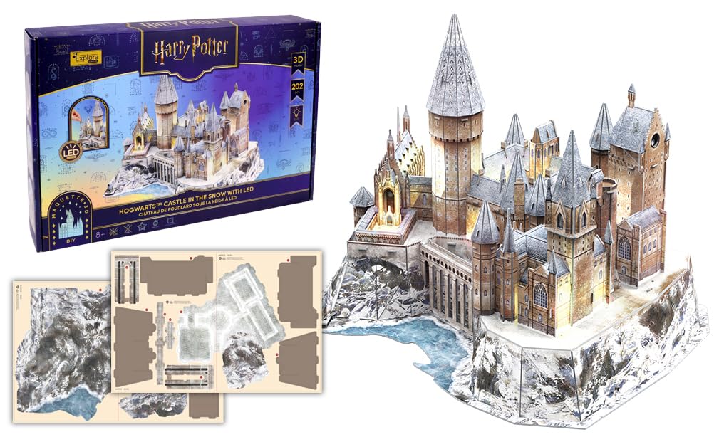 explora-maquettes-3d-540302-puzzle-3d-ch-teau-poudlard-197-pcs image 8