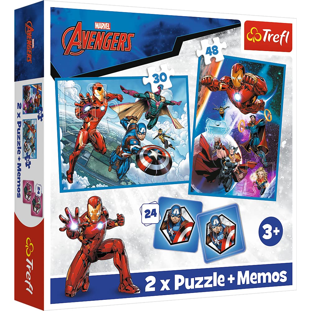 trefl-marvel-avengers-puzzle-30-et-48-pi-ces-m-mo image 1