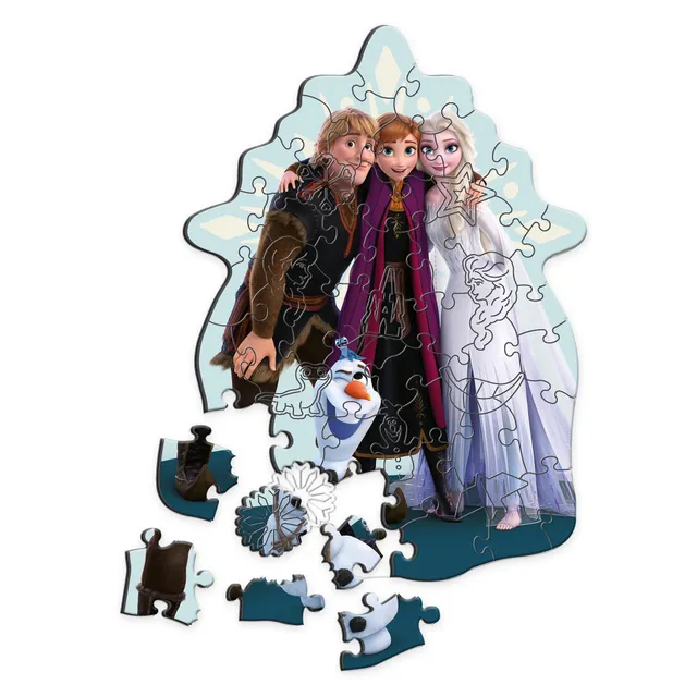 trefl-wood-craft-frozen-reine-des-neiges-puzzle-bois-50-pi-ces-5-ans image 1