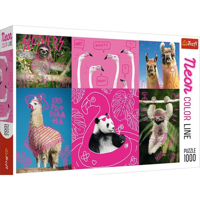 trefl-premium-plus-animaux-fous-puzzle-1000-pi-ces-n-on image 1
