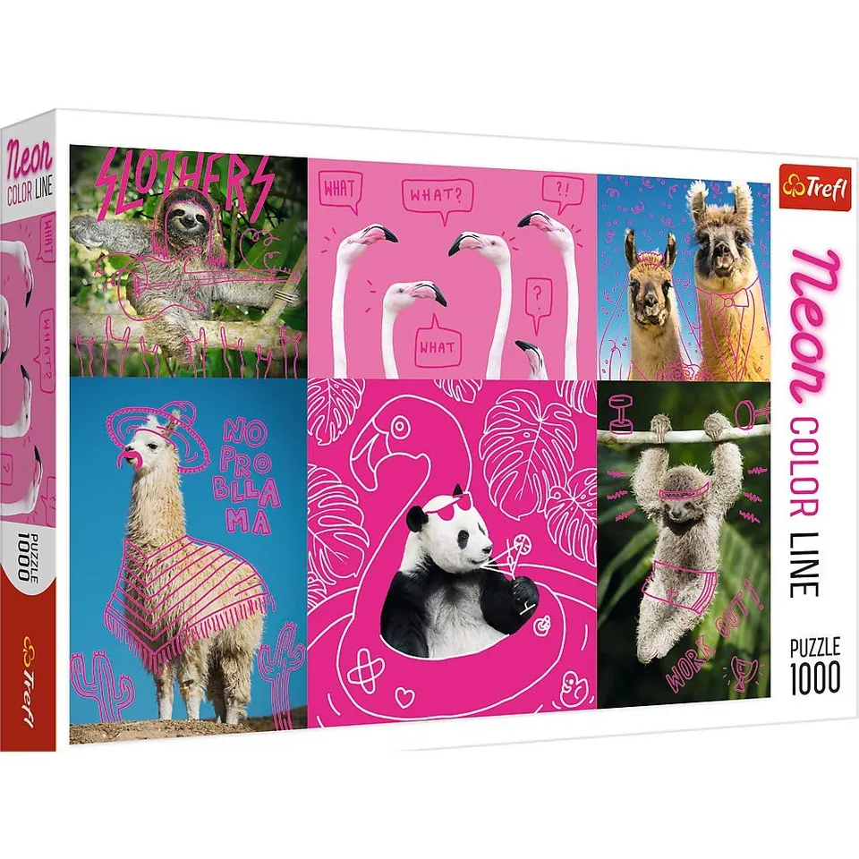 trefl-premium-plus-animaux-fous-puzzle-1000-pi-ces-n-on image 1
