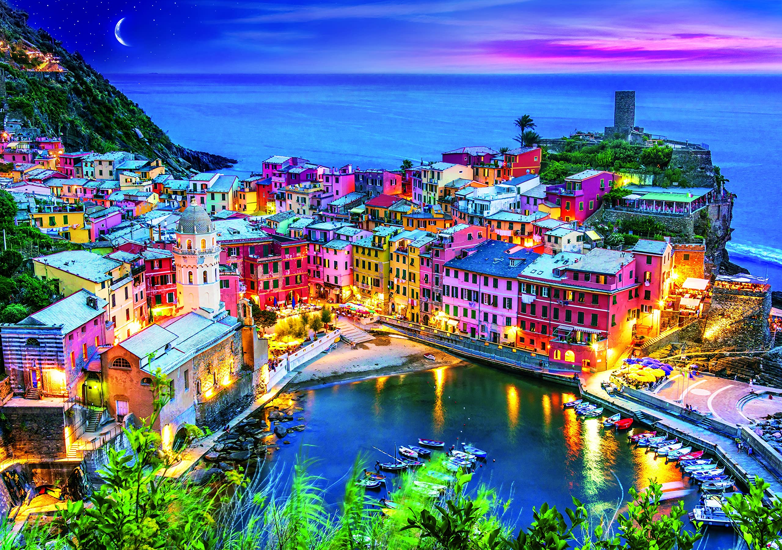 trefl-vernazza-ligurie-set-puzzle-1000-pi-ces-colle image 2