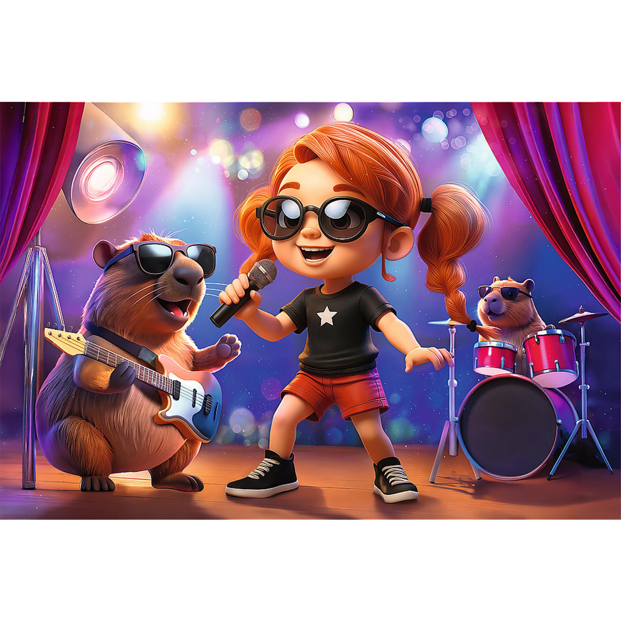 trefl-red-connect-sue-puzzle-70-pi-ces-avec-figurine-5-ans image 2