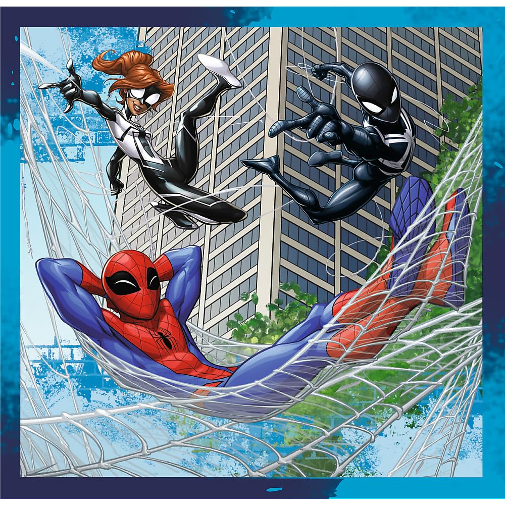 trefl-red-marvel-spiderman-puzzle-3en1-20-50-pi-ces-enfant image 6