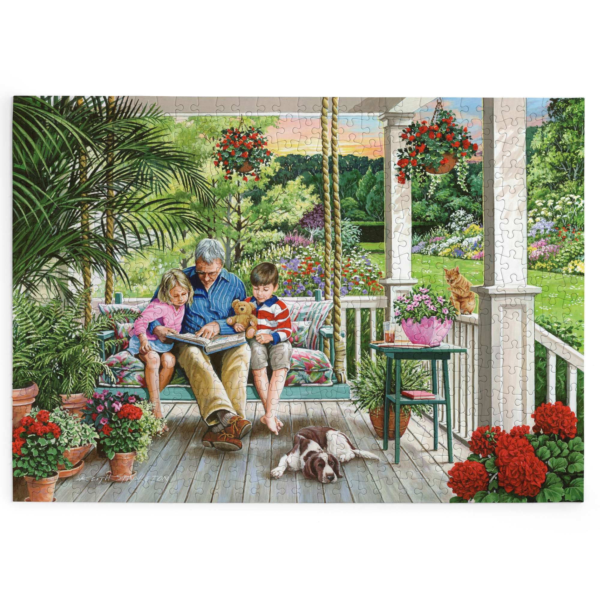 house-of-puzzles-storytime-big-500-puzzle-500-pi-ces-jardin image 2