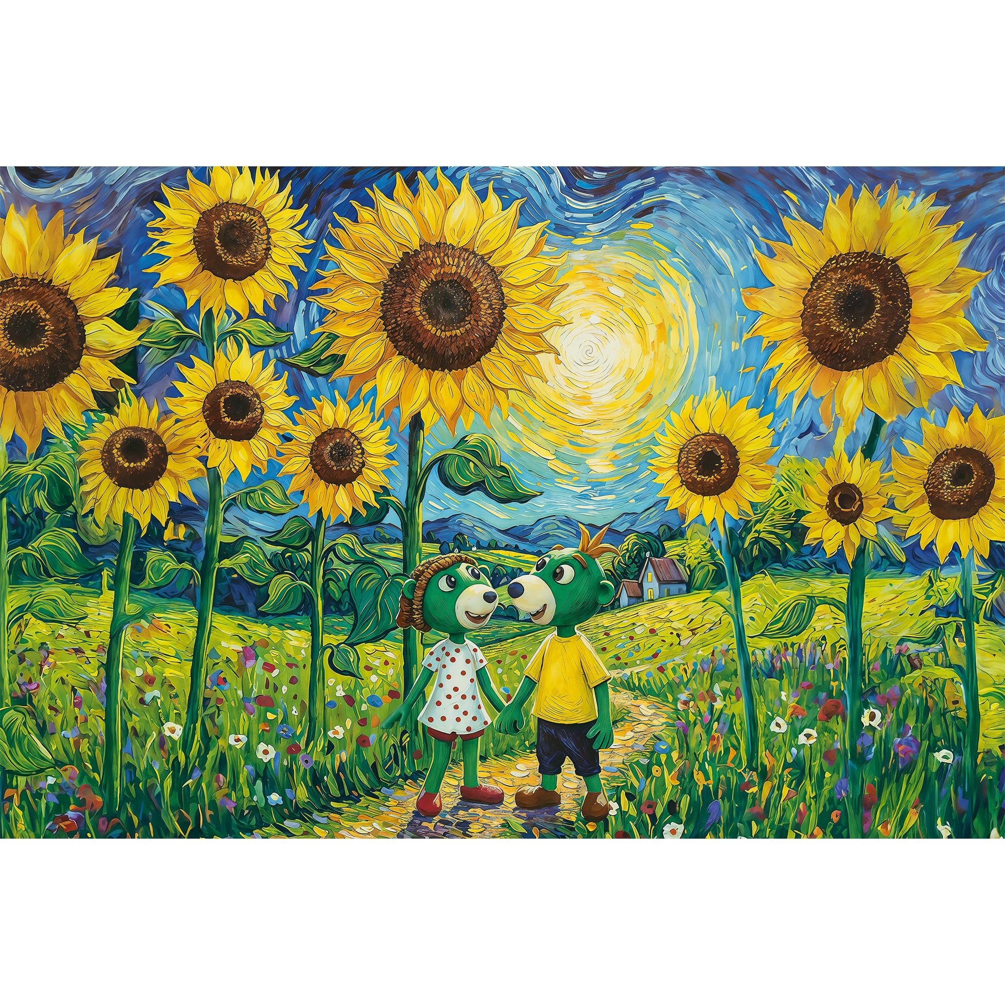trefl-the-treflik-family-tournesols-puzzle-100-pi-ces-5-ans image 2