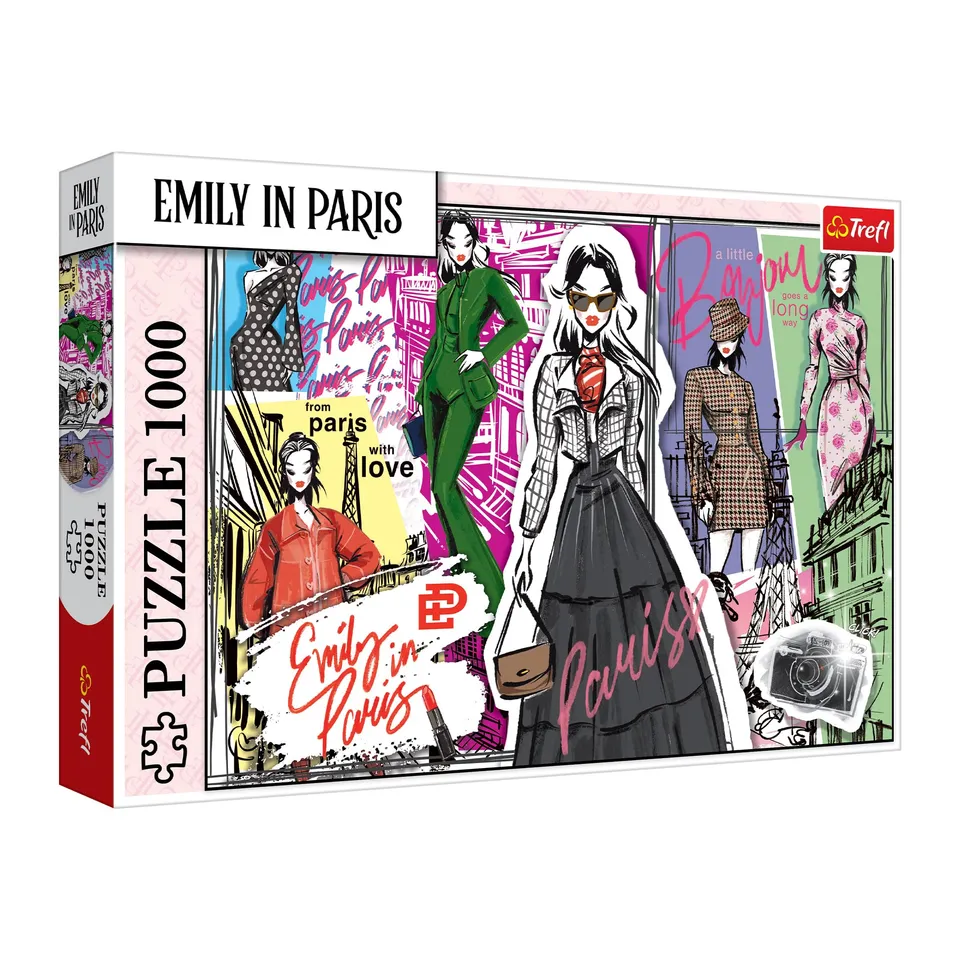 trefl-red-emily-in-paris-puzzle-1000-pi-ces-mode image 1
