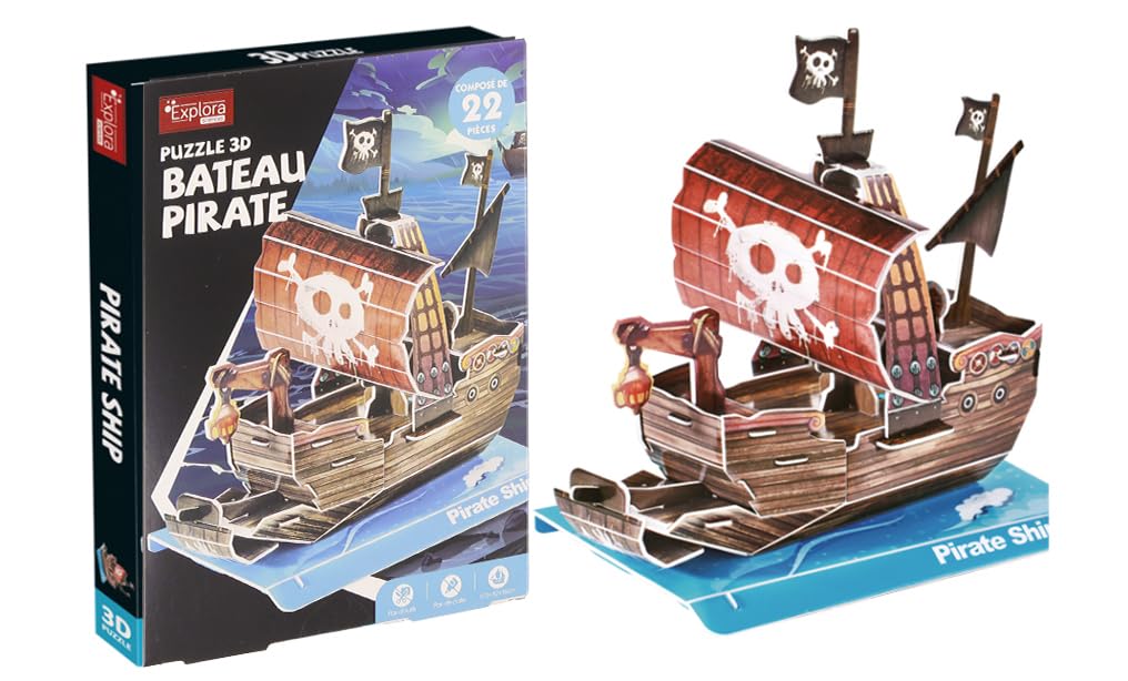 explora-maquettes-3d-bateau-pirate-queen-anne-puzzle-100-pi-ces image 8
