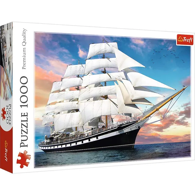 trefl-red-rejs-10604-puzzle-1000-pi-ces-bateau image 1