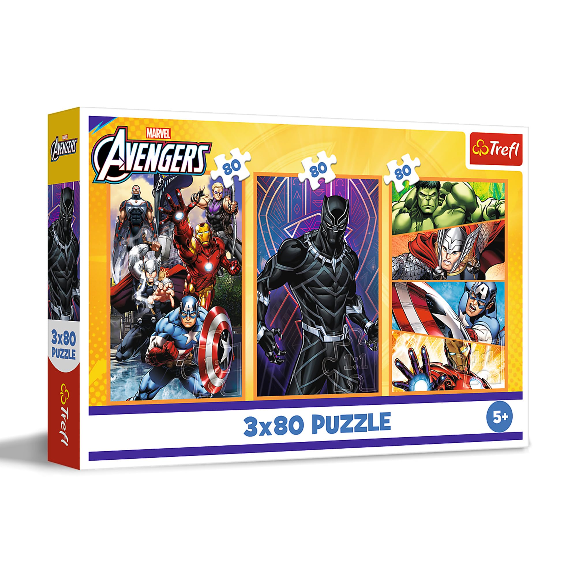 trefl-red-avengers-puzzle-3x80-pi-ces-enfants-marvel image 1