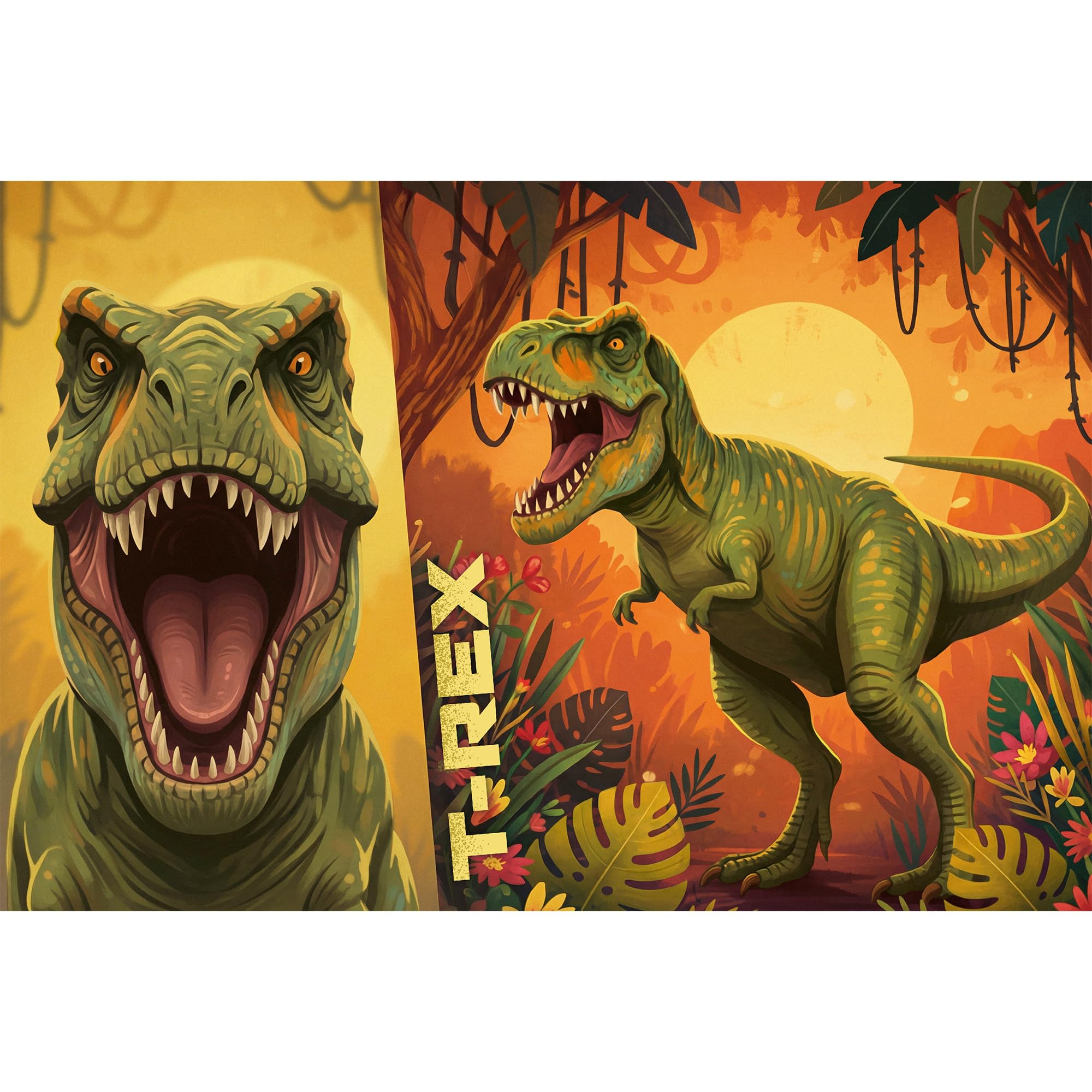 trefl-the-treflik-family-t-rex-puzzle-100-pi-ces-d-s-5-ans image 2