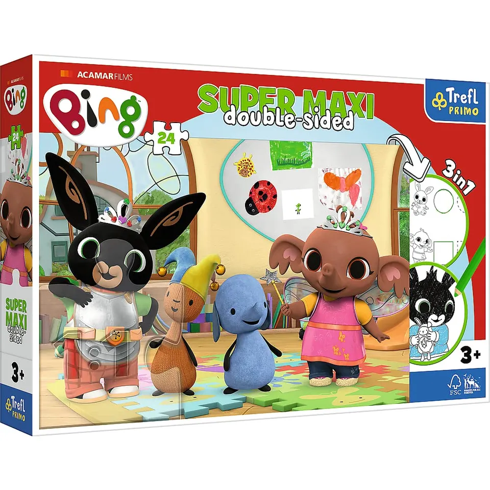 trefl-primo-bing-et-amis-puzzle-24-pi-ces-3-en-1-d-s-3-ans image 1