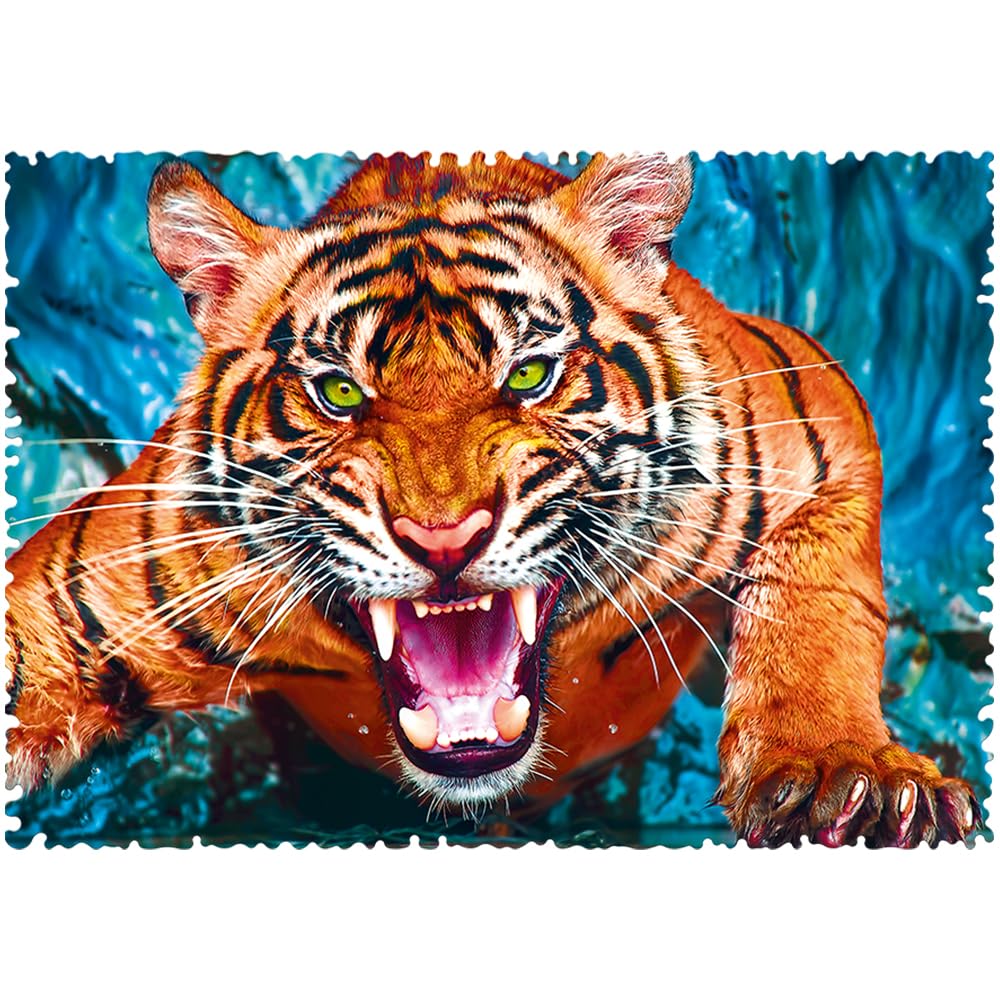 trefl-premium-plus-crazy-shapes-puzzle-600-pi-ces-tigre image 2