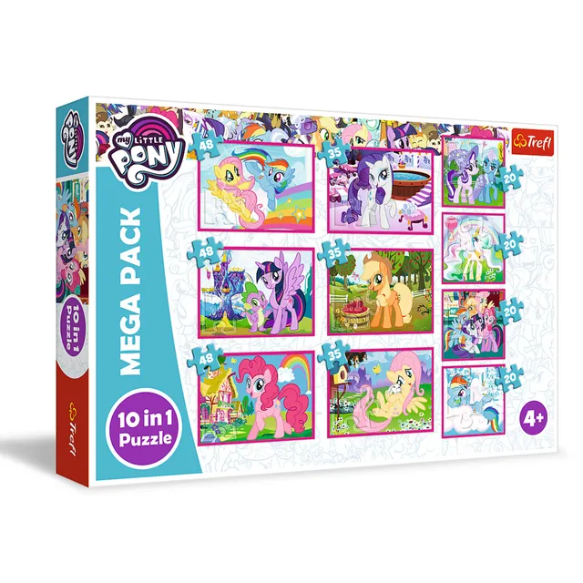 trefl-red-90353-puzzle-poneys-10-sets-enfant image 1