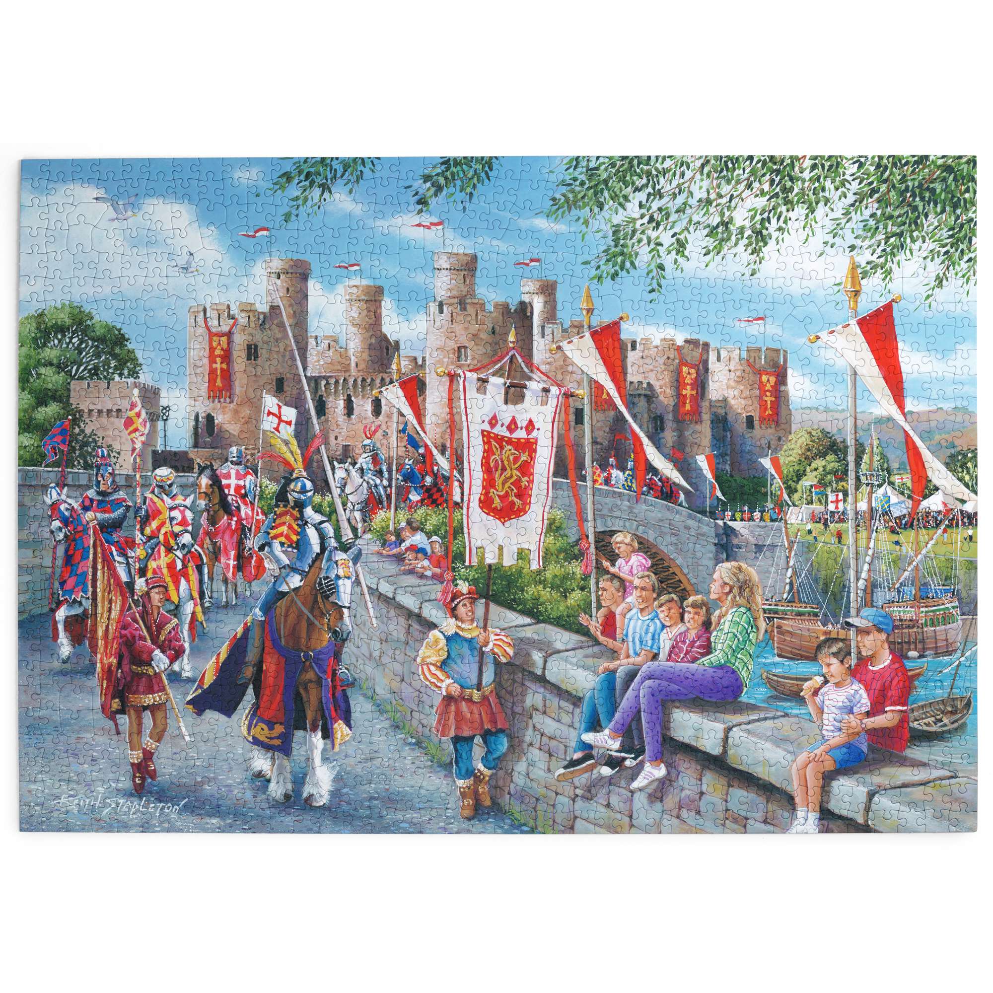 house-of-puzzles-castell-conwy-puzzle-1000-pi-ces-ch-teau image 2