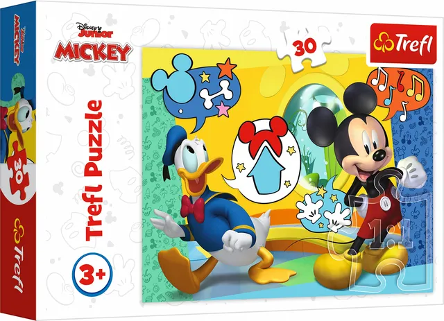 trefl-mickey-happy-house-puzzle-30-pi-ces-disney-3-ans image 1