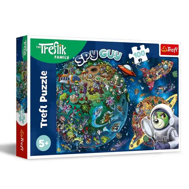 trefl-the-treflik-family-espace-puzzle-100-pi-ces-5-ans image 1