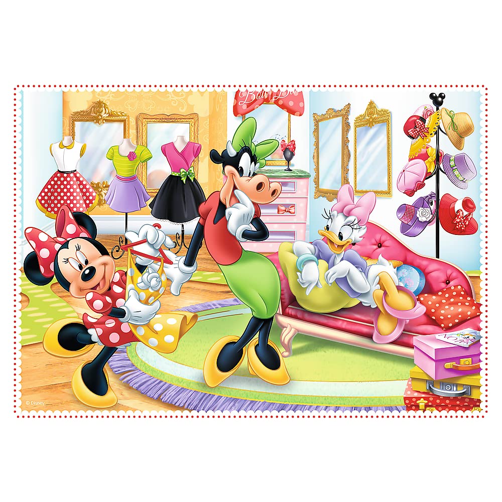 trefl-red-minnie-avec-ses-amis-puzzle-4-en-1 image 8