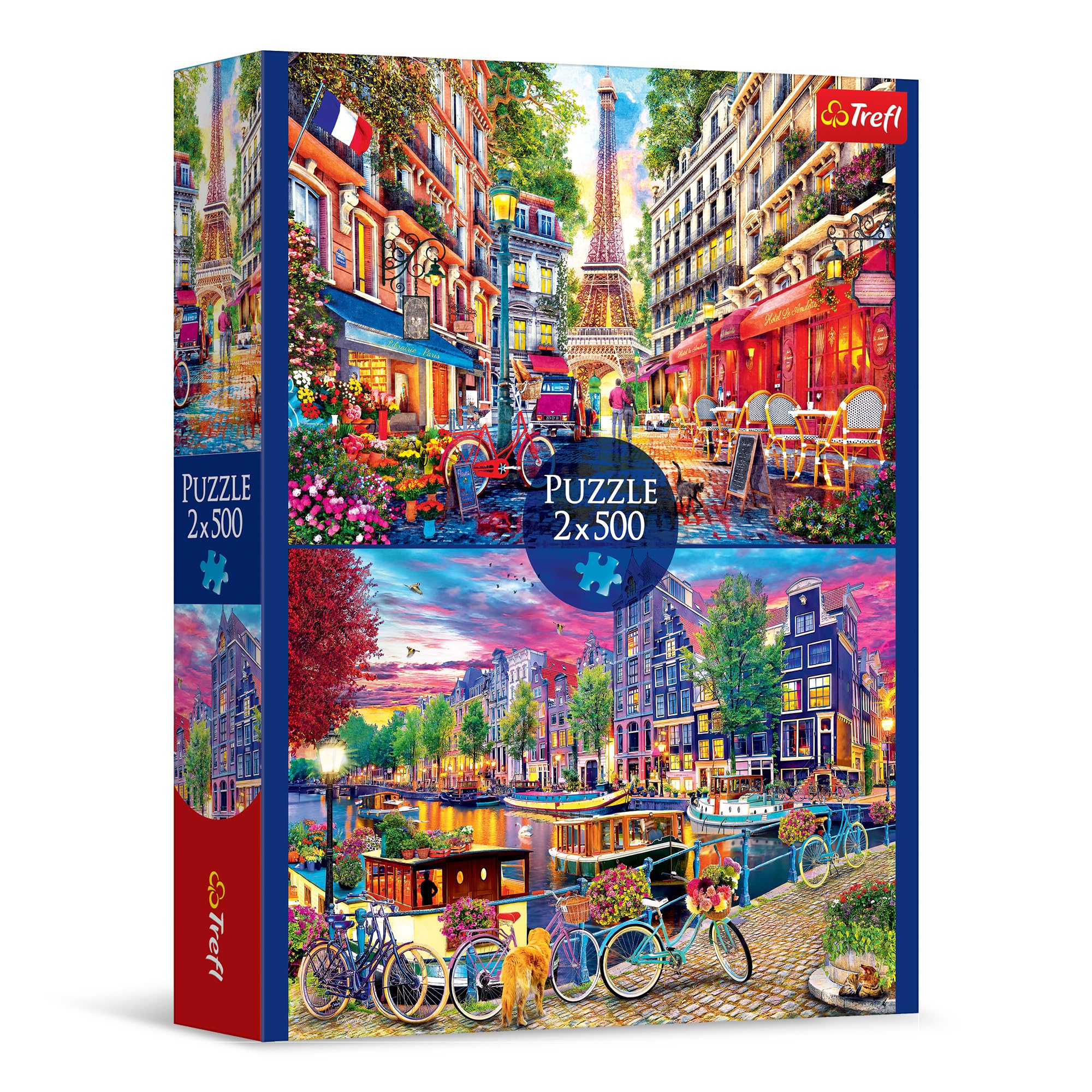 trefl-red-european-capitals-puzzle-2x500-pi-ces-capitales image 1