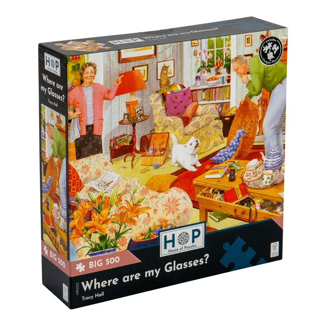 house-of-puzzles-big-500-glasses-puzzle-500-pi-ces-grandes-pi-ces image 1