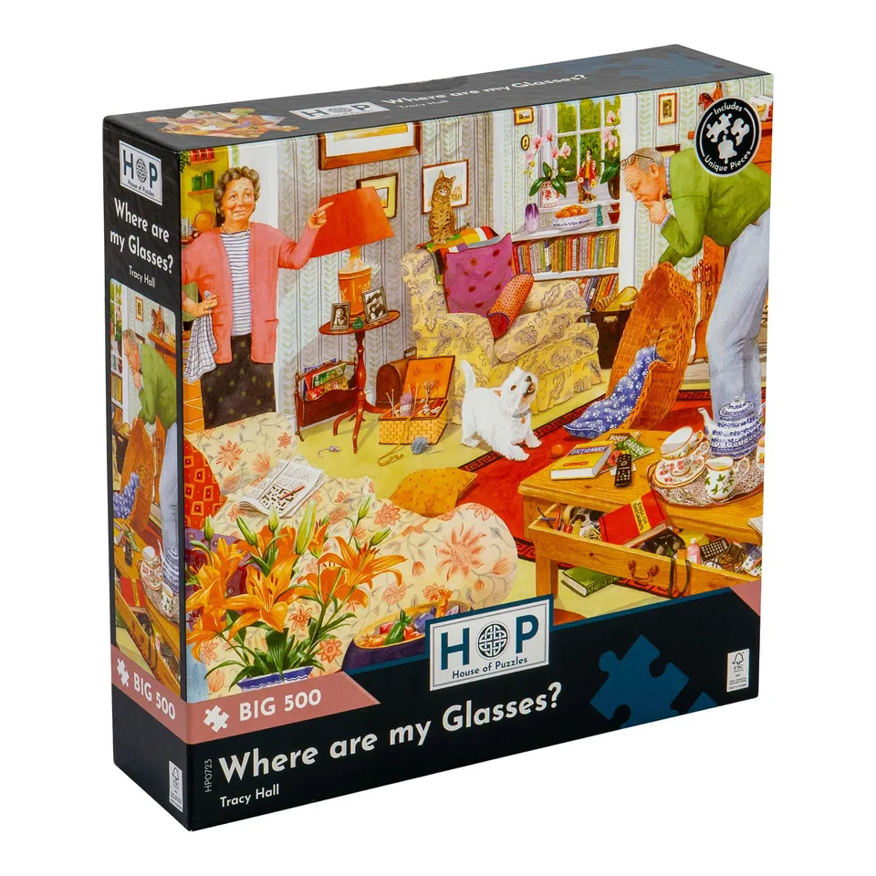 house-of-puzzles-big-500-glasses-puzzle-500-pi-ces-grandes-pi-ces image 1