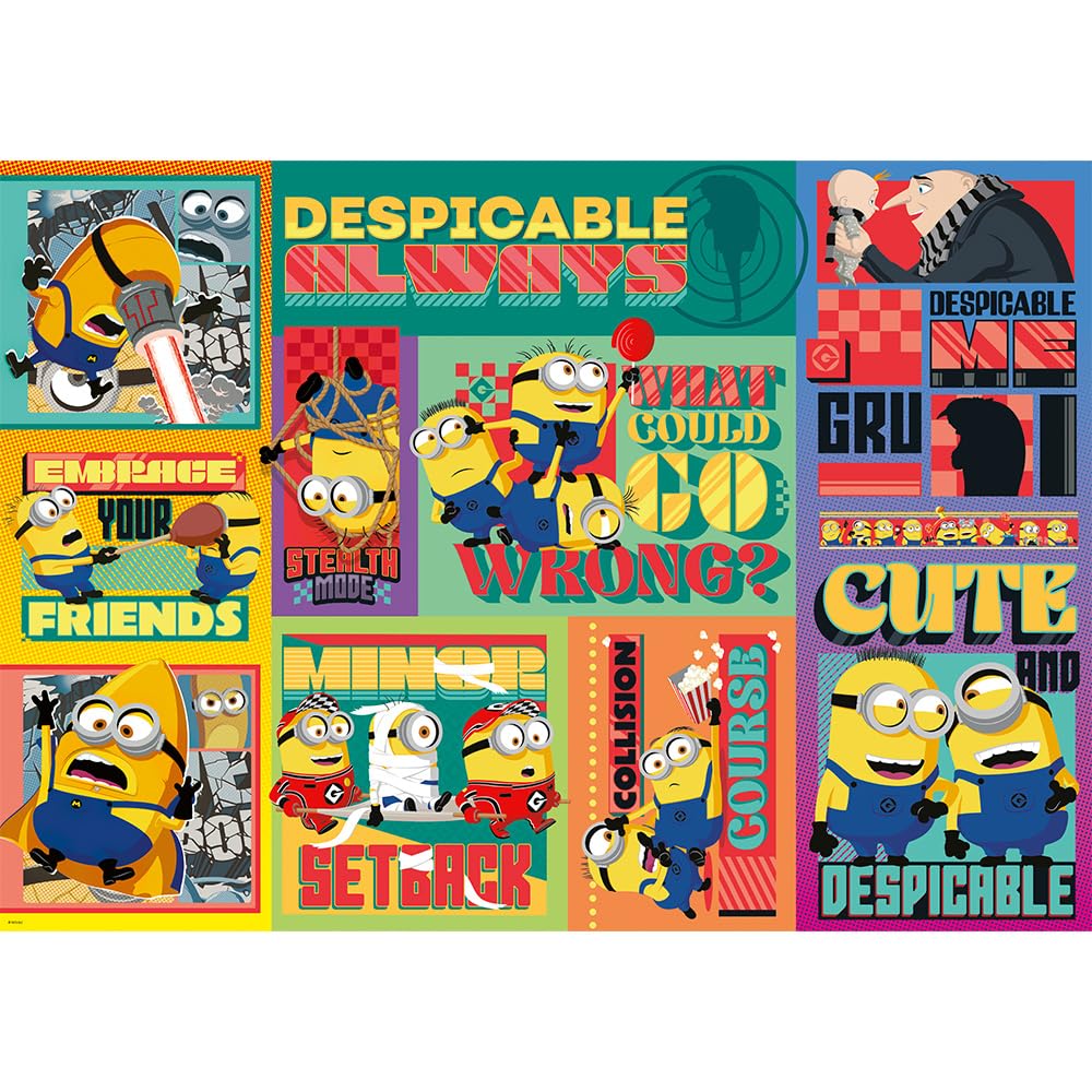 trefl-red-despicable-me-4-puzzle-1000-pcs-gru-et-minions image 2