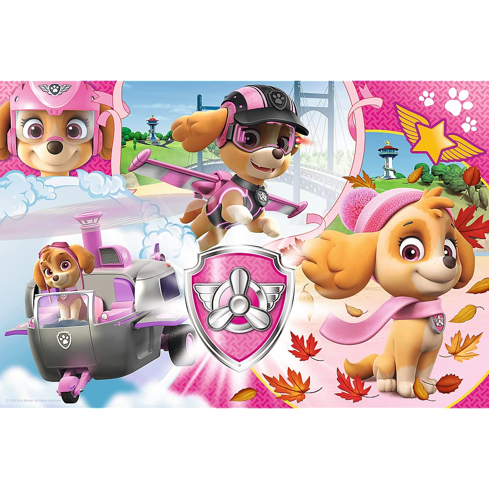 trefl-red-skye-en-action-puzzle-100-pi-ces-pat-patrouille-5-ans image 2
