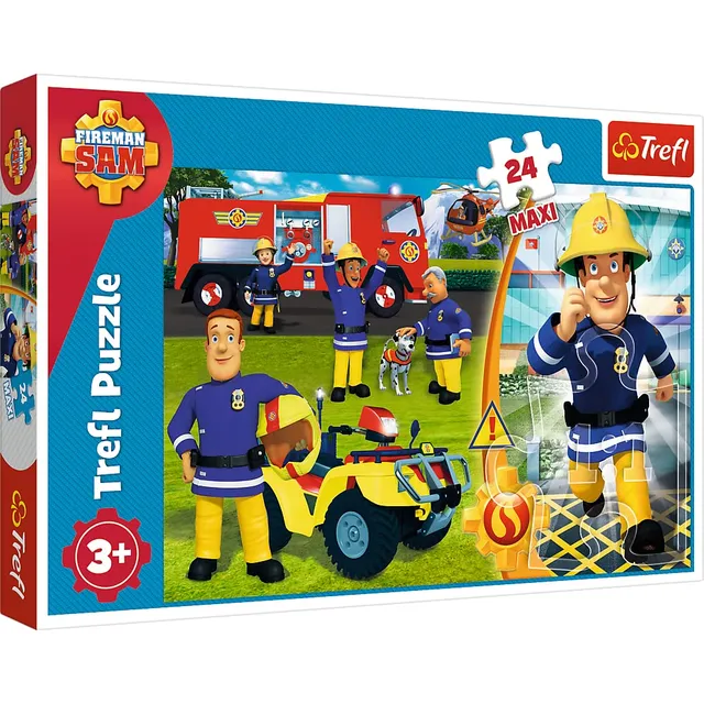 trefl-red-sam-le-pompier-puzzle-24-maxi-pi-ces-d-s-3-ans image 1