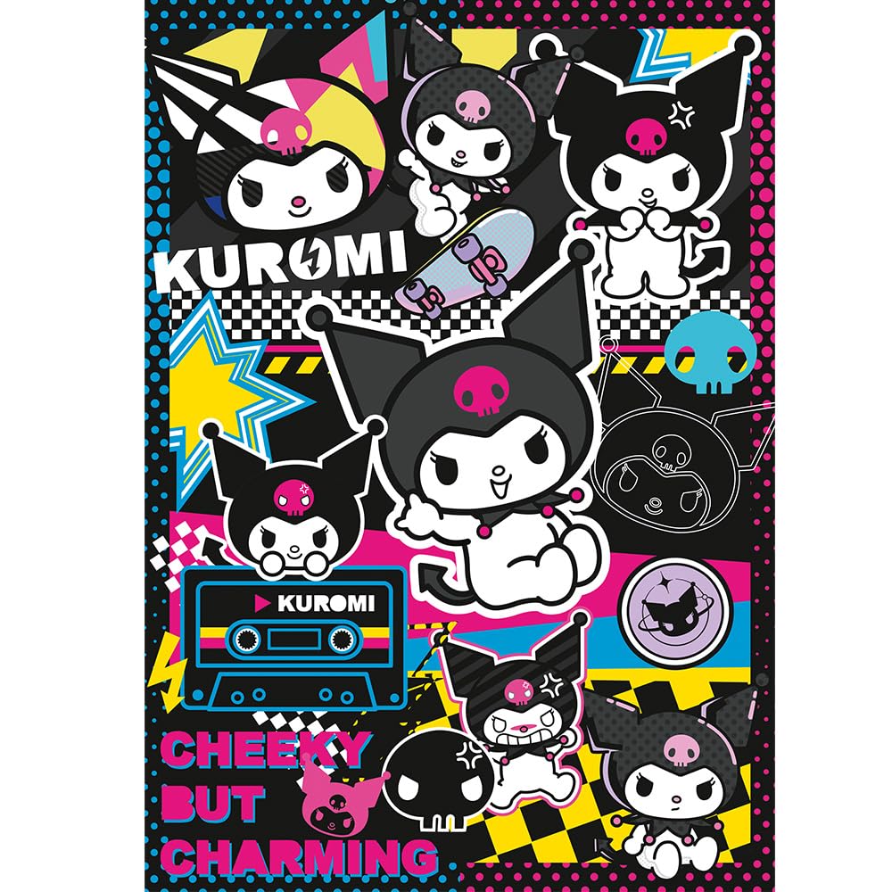 trefl-red-kuromi-dans-le-monde-puzzle-1000-pi-ces-dessin-anim image 2