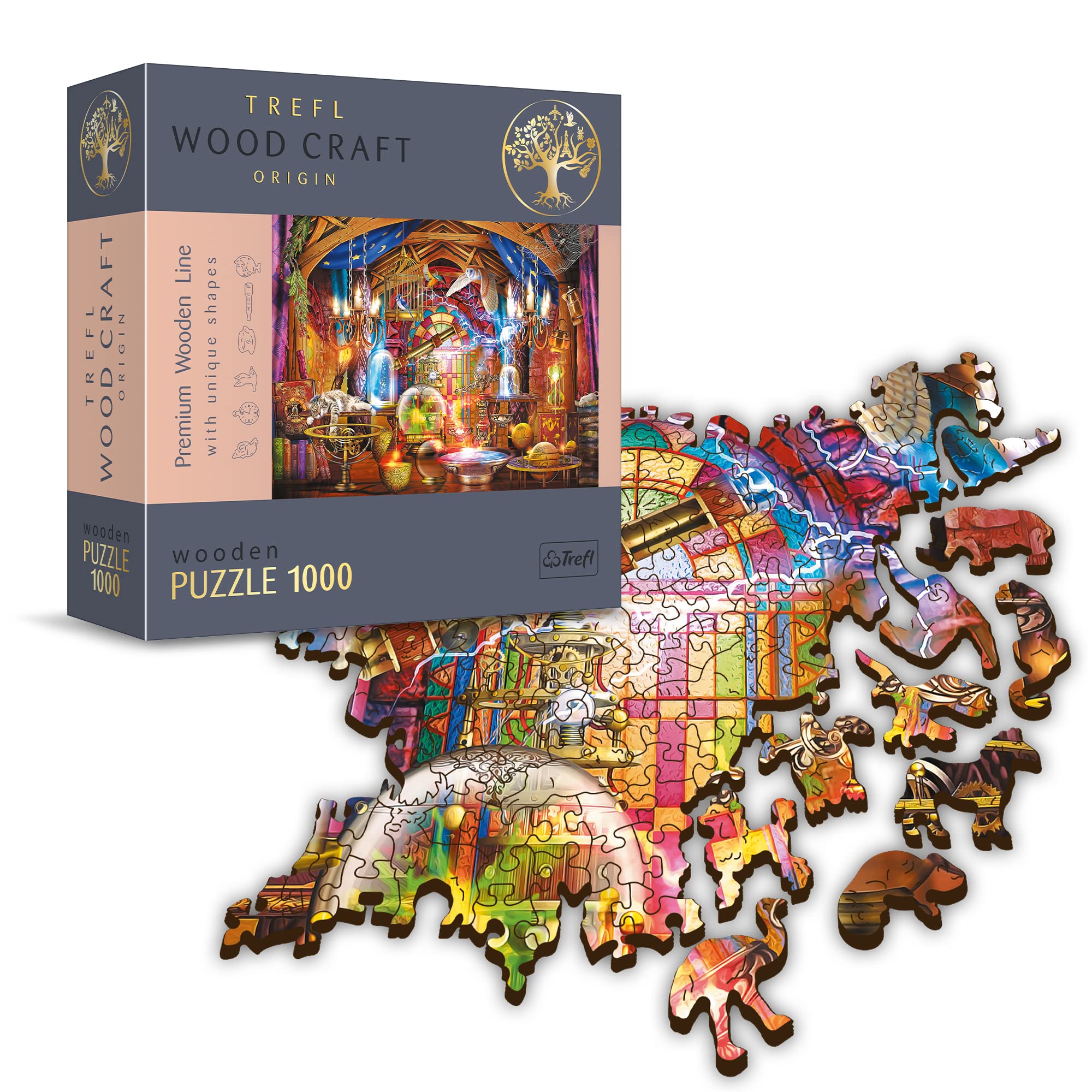 trefl-wood-craft-monde-magique-puzzle-bois-500-1-pi-ces-france image 8