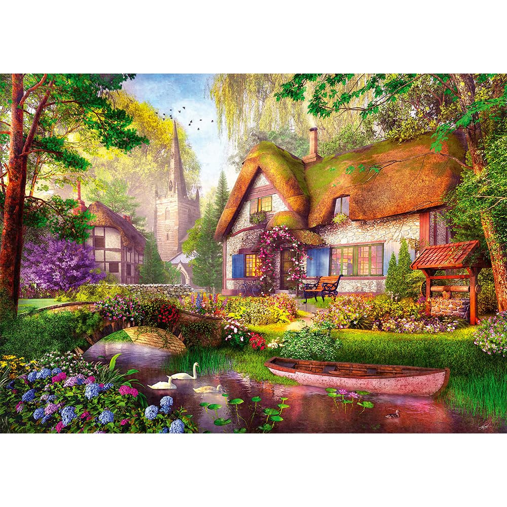 trefl-premium-plus-tea-time-puzzle-1000-pi-ces-chalet image 2