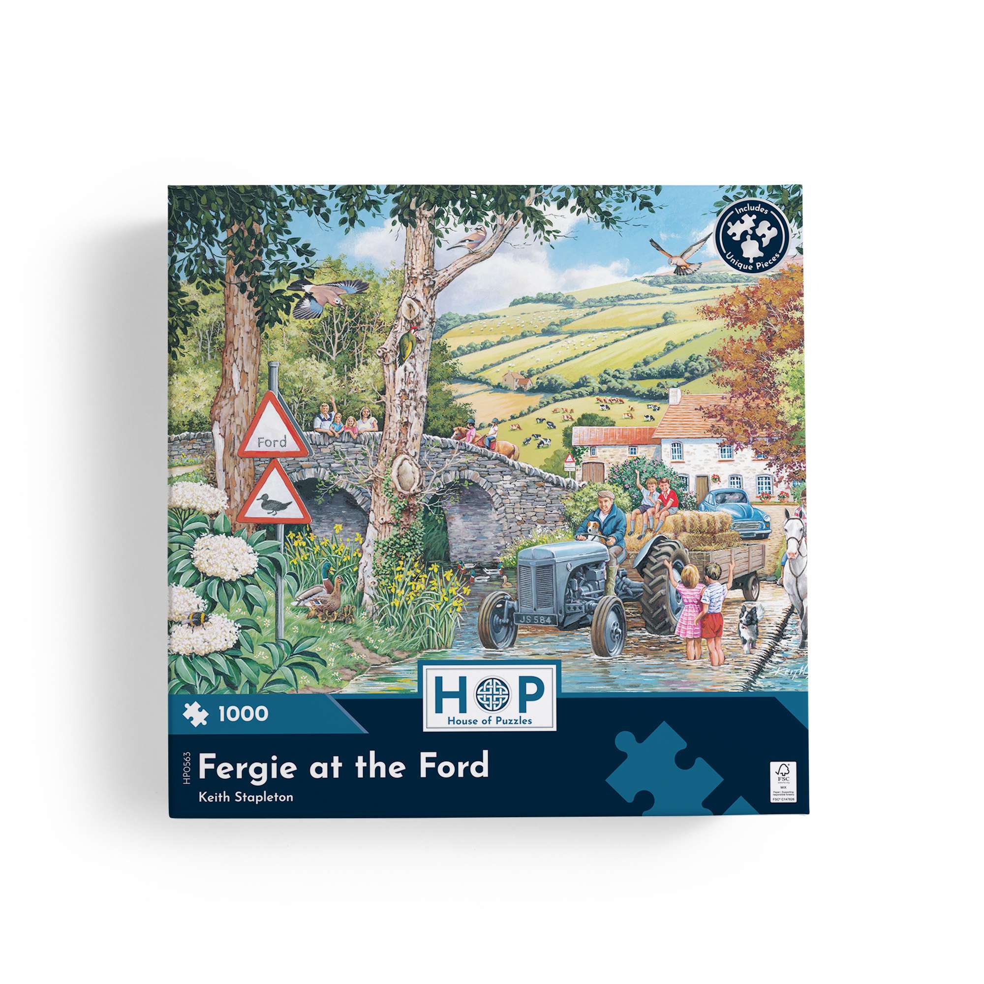 house-of-puzzles-fergie-at-the-ford-puzzle-1000-pi-ces-ferme image 4