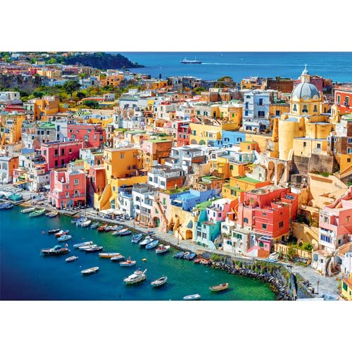 trefl-red-procida-puzzle-500-pi-ces-maisons-color-es-italie image 8