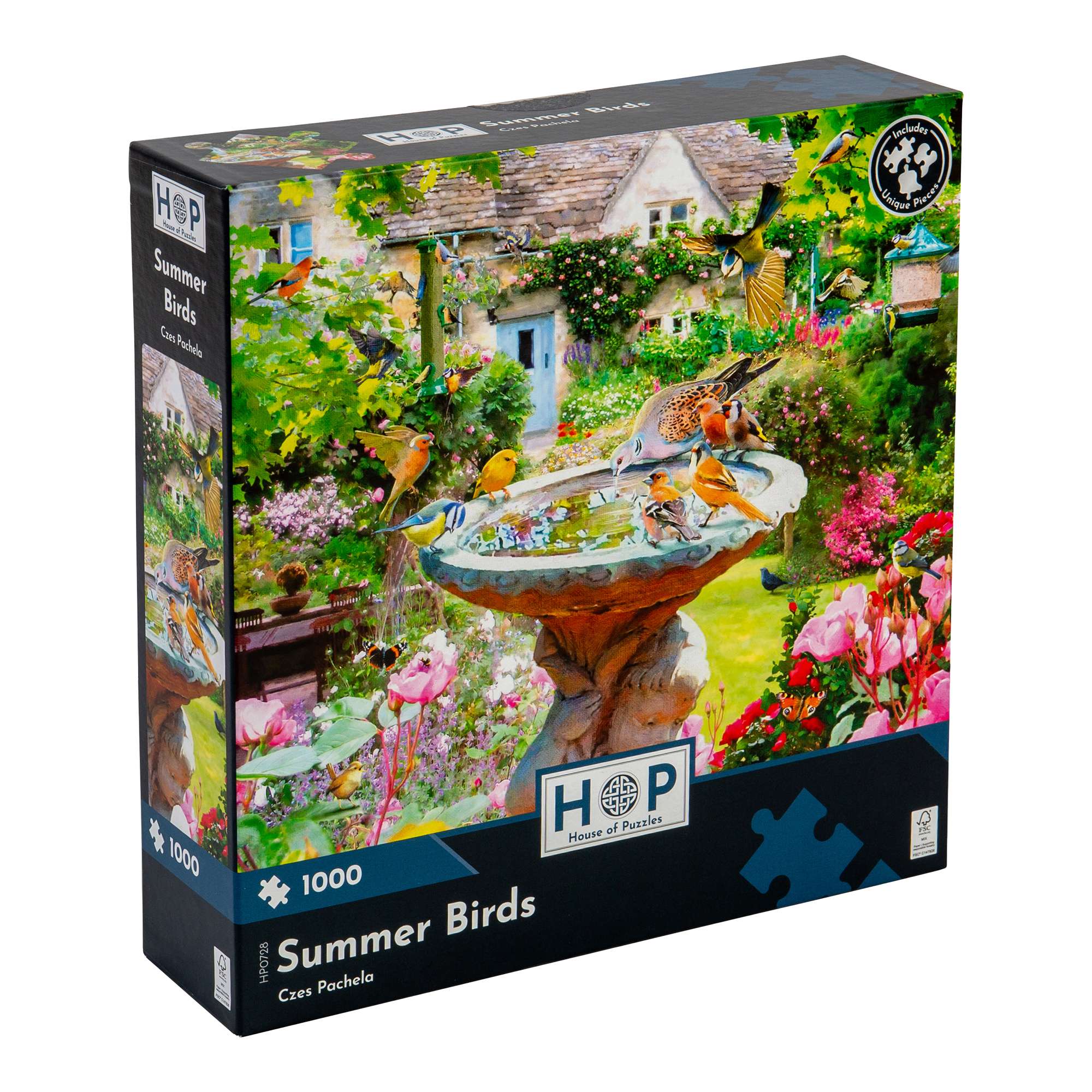 house-of-puzzles-summer-birds-puzzle-1000-pi-ces-oiseaux image 1