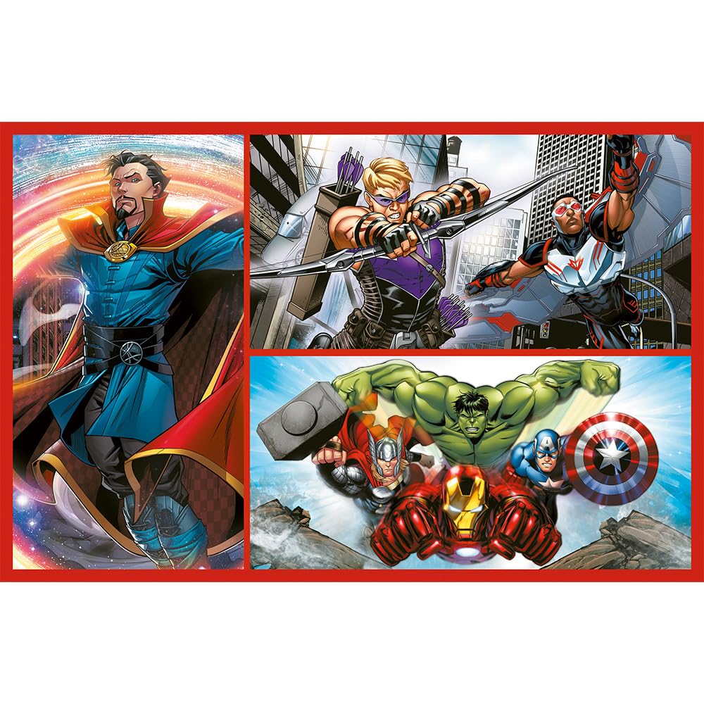 trefl-red-marvel-avengers-puzzle-enfant-2x70-pi-ces image 2
