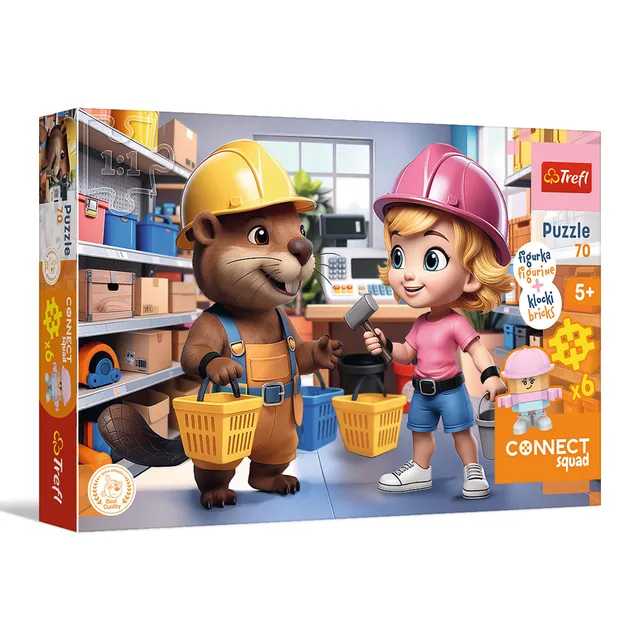 trefl-red-connect-squad-ivy-puzzle-70-pi-ces-figurine-5-ans image 1