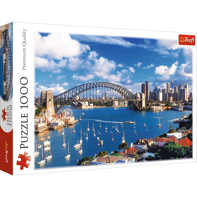 trefl-red-port-jackson-sydney-puzzle-1000-pi-ces image 1