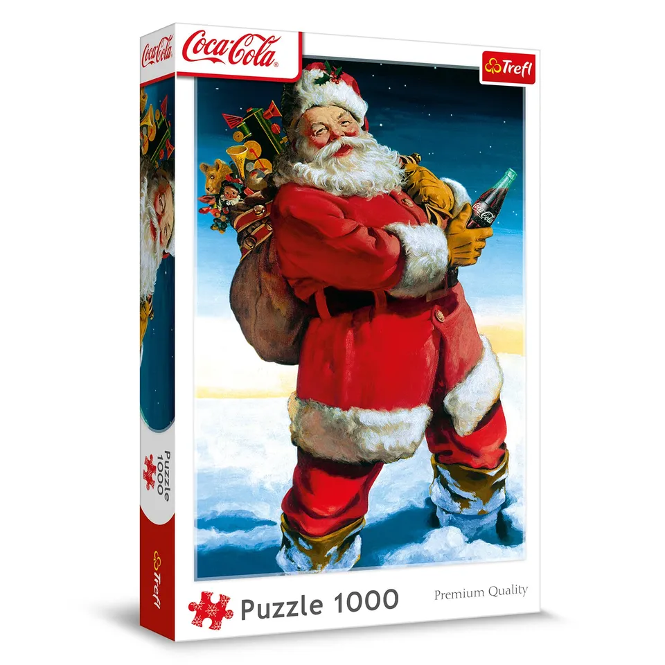 trefl-coca-cola-puzzle-1000-pcs-p-re-no-l-sur-la-neige-no-l image 1